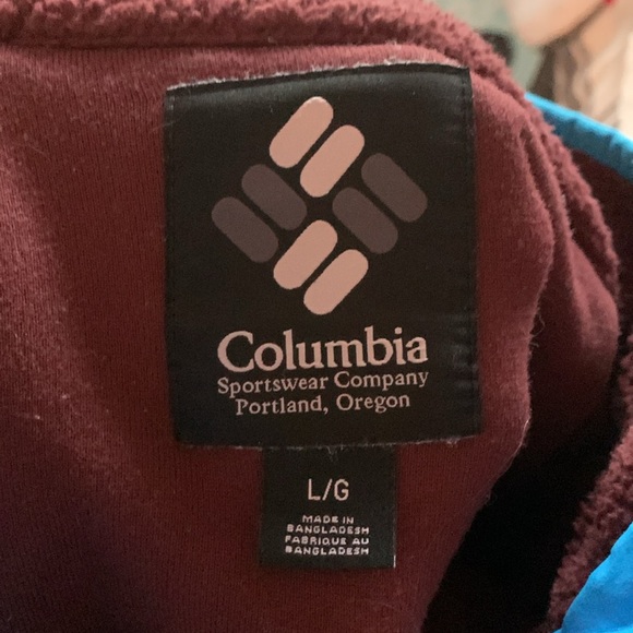 Maroon Columbia Fleece - Picture 3 of 3